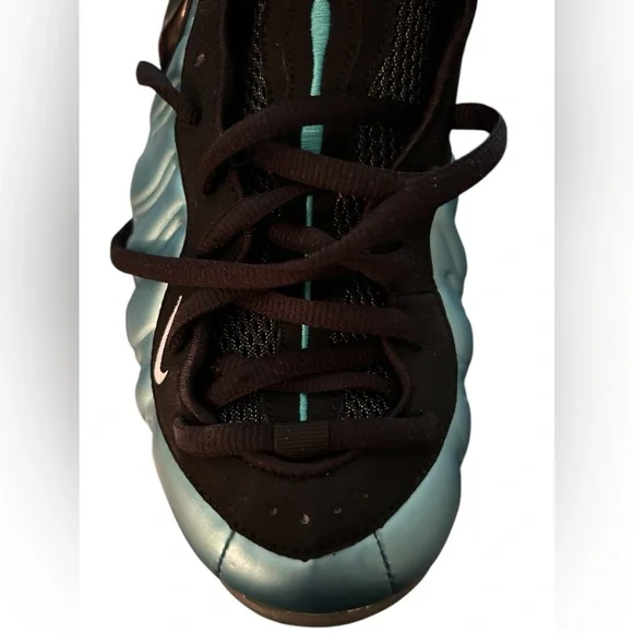 New 2011 Authentic Nike Air Foamposite Pro Electric Blue - Picture 6 of 10